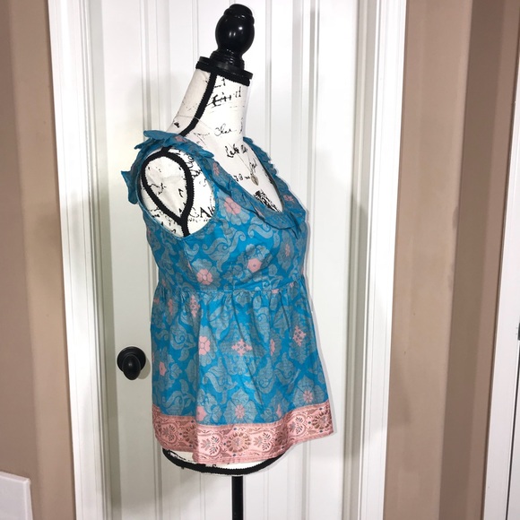 Anthropologie Edme & Esyllte Masala Top size 4 - Picture 4 of 8